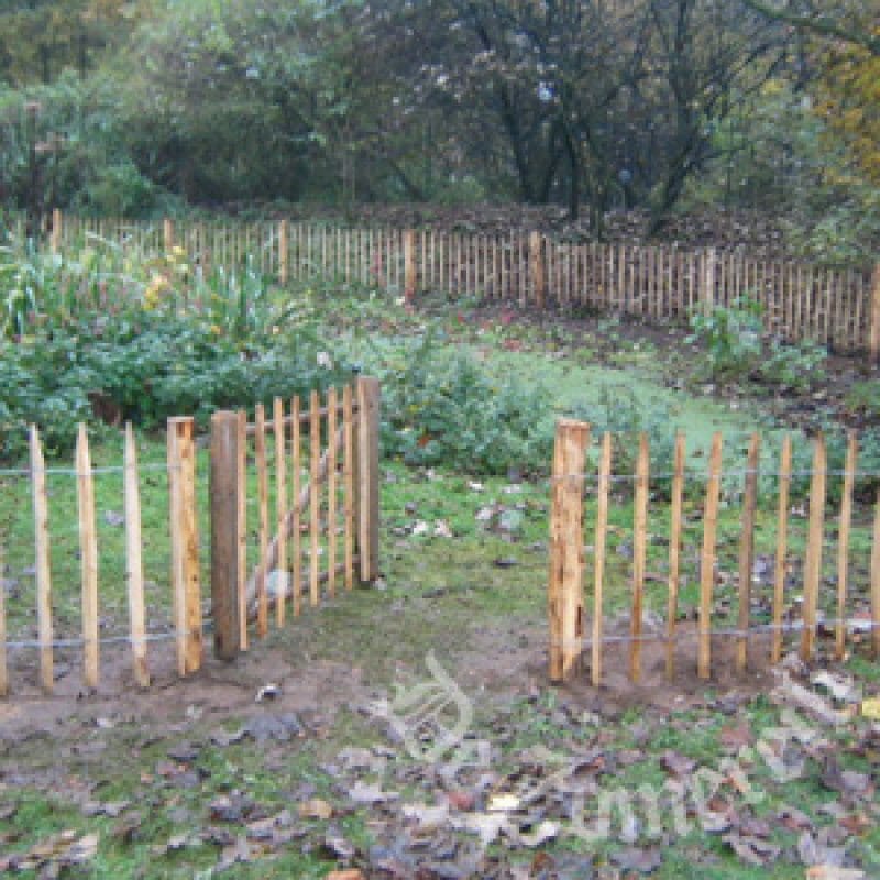 Robinia Schapenhek - 100 cm latafstand 3-6cm 5Meter | Natuurlijke hekwerken Limburg Robinia Schapenhek - 100 cm latafstand 3-6cm 5Meter | Natuurlijke hekwerken Limburg