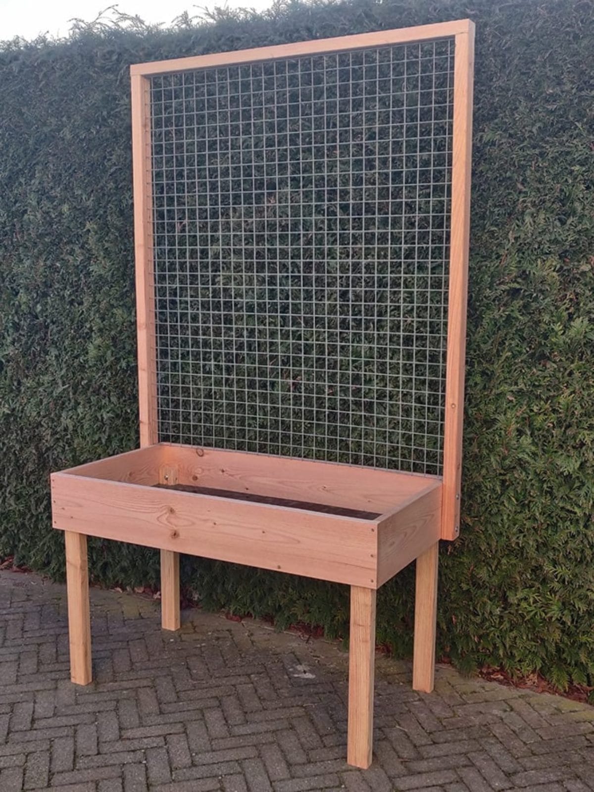 Moestuinbak Modern verhoogd in hout - 80 x 30 x 90 cm - Webshop